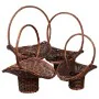 Set de basket Alexandra House Living osier Bois de saule 4 Pièces de Alexandra House Living, Paniers de cuisson pour barbecue...