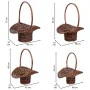 Basket set Alexandra House Living wicker Willow wood 4 Pieces by Alexandra House Living, Hampers - Ref: D1631619, Price: 28,4...