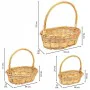 Basket set Alexandra House Living wicker Willow wood Natural 3 Pieces by Alexandra House Living, Hampers - Ref: D1631884, Pri...