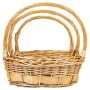 Basket set Alexandra House Living wicker Willow wood Natural 3 Pieces by Alexandra House Living, Hampers - Ref: D1631884, Pri...