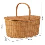 Picnic Basket Alexandra House Living wicker 35 x 38 x 45 cm Natural by Alexandra House Living, Hampers - Ref: D1631923, Price...