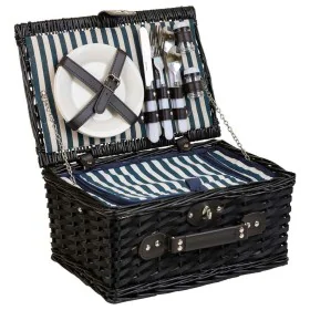 Picnic Basket Alexandra House Living Black wicker by Alexandra House Living, Picnic sets - Ref: D1631974, Price: 54,52 €, Dis...