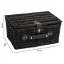 Cesta de Picnic Alexandra House Living Negro Mimbre de Alexandra House Living, Sets para picnic - Ref: D1631974, Precio: 49,9...