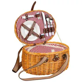 Picnic Basket Alexandra House Living Honey wicker by Alexandra House Living, Picnic sets - Ref: D1631976, Price: 57,16 €, Dis...