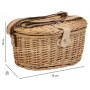 Picnic Basket Alexandra House Living Grey Natural wicker by Alexandra House Living, Picnic sets - Ref: D1631978, Price: 56,99...