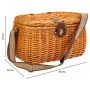 Cesta de Picnic Alexandra House Living Miel Mimbre de Alexandra House Living, Sets para picnic - Ref: D1631979, Precio: 59,67...