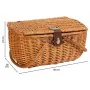 Cesta de Picnic Alexandra House Living Miel Mimbre de Alexandra House Living, Sets para picnic - Ref: D1631980, Precio: 66,50...