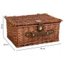 Cesta de Picnic Alexandra House Living Marrón Mimbre de Alexandra House Living, Sets para picnic - Ref: D1631981, Precio: 58,...