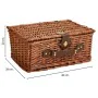 Picnic Basket Alexandra House Living Brown wicker by Alexandra House Living, Picnic sets - Ref: D1631982, Price: 54,28 €, Dis...