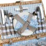 Picnic Basket Alexandra House Living Grey Natural wicker by Alexandra House Living, Picnic sets - Ref: D1631983, Price: 69,64...