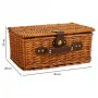 Picnic Basket Alexandra House Living Honey wicker by Alexandra House Living, Picnic sets - Ref: D1631984, Price: 69,64 €, Dis...