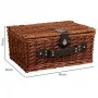 Picnic Basket Alexandra House Living Brown wicker by Alexandra House Living, Picnic sets - Ref: D1631986, Price: 53,34 €, Dis...