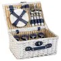 Cesta de Picnic Alexandra House Living Blanco Mimbre de Alexandra House Living, Sets para picnic - Ref: D1631991, Precio: 55,...