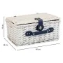 Picnic Basket Alexandra House Living White wicker by Alexandra House Living, Picnic sets - Ref: D1631991, Price: 55,81 €, Dis...