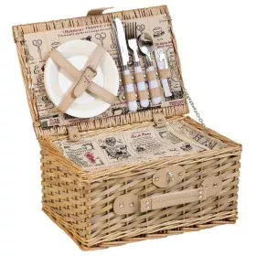 Cestino da Picnic Alexandra House Living Grigio Naturale vimini di Alexandra House Living, Set per pic-nic - Rif: D1631996, P...