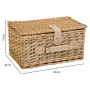 Picnic Basket Alexandra House Living Grey Natural wicker by Alexandra House Living, Picnic sets - Ref: D1631996, Price: 54,44...