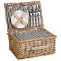 Picnic Basket Alexandra House Living Grey Natural wicker by Alexandra House Living, Picnic sets - Ref: D1631999, Price: 58,01...