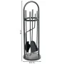 Acessoires de cheminée Alexandra House Living Noir Fer 22 x 68 x 22 cm de Alexandra House Living, Accessoires pour cheminées ...