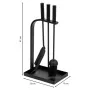 Utensilios para Chimenea Alexandra House Living Negro Hierro 15 x 47 x 23 cm de Alexandra House Living, Accesorios de chimene...