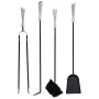 Utensílios para a Lareira Alexandra House Living Preto Ferro 20 x 62 x 20 cm de Alexandra House Living, Acessórios de lareira...