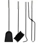 Utensílios para a Lareira Alexandra House Living Preto Ferro 16 x 50 x 16 cm de Alexandra House Living, Acessórios de lareira...