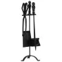 Utensilios para Chimenea Alexandra House Living Negro Hierro 18 x 60 x 18 cm de Alexandra House Living, Accesorios de chimene...