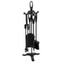 Utensili da Camino Alexandra House Living Nero Ferro 19 x 61 x 19 cm di Alexandra House Living, Accessori per camini - Rif: D...