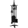 Utensilios para Chimenea Alexandra House Living Negro Hierro 19 x 61 x 19 cm de Alexandra House Living, Accesorios de chimene...