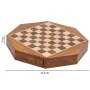 Chess Alexandra House Living Brown Acacia 22 x 5 x 22 cm Magnetic by Alexandra House Living, Wooden Games - Ref: D1632423, Pr...