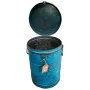 Decorative canister Alexandra House Living Blue Iron Traditional style 32 x 49 x 32 cm by Alexandra House Living, Lidded Stor...