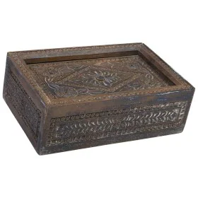 Caja-Joyero Alexandra House Living Blanco Gris Madera de mango 20 x 9 x 29 cm de Alexandra House Living, Cofres - Ref: D16327...