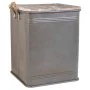 Cesto para la Ropa Sucia Alexandra House Living Cargo Gris Cáñamo Metal Madera de abeto de Alexandra House Living, Cestos par...