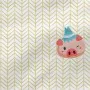 Fitted sheet HappyFriday MR FOX Multicolour 90 x 200 x 32 cm by HappyFriday, Sheets and pillowcases - Ref: D1609042, Price: 2...