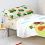 Fitted sheet HappyFriday MR FOX Multicolour 90 x 200 x 32 cm by HappyFriday, Sheets and pillowcases - Ref: D1609042, Price: 2...