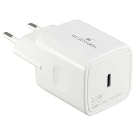 Wall Charger Bluestork PW-NB-20-C White by Bluestork, Chargers - Ref: M0306106, Price: 27,58 €, Discount: %