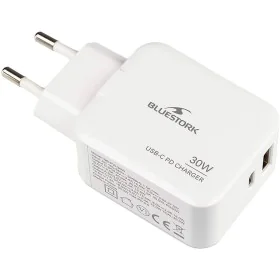 Chargeur mural Bluestork PW-NB-30-C-A Blanc de Bluestork, Chargeurs - Réf : M0306107, Prix : 32,57 €, Remise : %