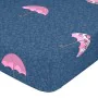 Drap housse HappyFriday MR FOX Multicouleur Bleu foncé 70 x 140 x 14 cm de HappyFriday, Draps et taies d'oreiller - Réf : D16...