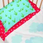 Fitted sheet HappyFriday MR FOX Red Multicolour 60 x 120 x 14 cm by HappyFriday, Sheets and pillowcases - Ref: D1609074, Pric...