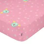 Drap housse HappyFriday MR FOX Multicouleur Rose 60 x 120 x 14 cm de HappyFriday, Draps et taies d'oreiller - Réf : D1609081,...