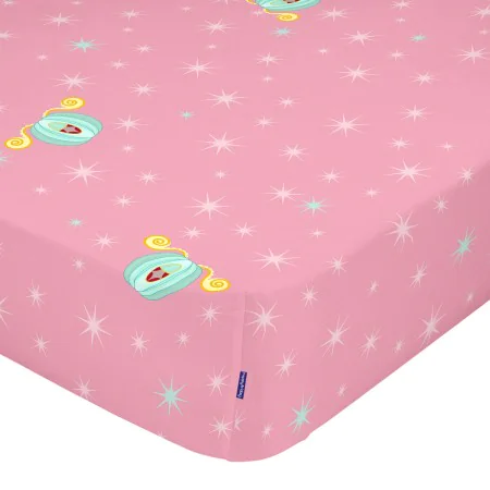 Drap housse HappyFriday MR FOX Multicouleur Rose 60 x 120 x 14 cm de HappyFriday, Draps et taies d'oreiller - Réf : D1609081,...