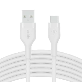 Cabo USB Belkin BOOST↑CHARGE Flex Branco 3 m de Belkin, Cabos USB - Ref: M0312622, Preço: 50,34 €, Desconto: %