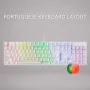 Clavier Mars Gaming MK422 Blanc Qwerty portugais de Mars Gaming, Claviers - Réf : M0316000, Prix : 30,36 €, Remise : %