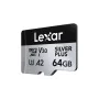 Carte Micro SD Lexar Lexar Professional SILVER PLUS 64 GB de Lexar, Cartes mémoire - Réf : M0322328, Prix : 13,30 €, Remise : %