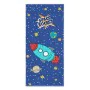 Bath towel HappyFriday Mr Fox Space Rocket Multicolour 70 x 150 cm by HappyFriday, Children's Bath Towels - Ref: D1609153, Pr...