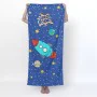 Bath towel HappyFriday Mr Fox Space Rocket Multicolour 70 x 150 cm by HappyFriday, Children's Bath Towels - Ref: D1609153, Pr...