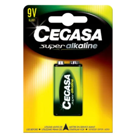 Pila Alcalina Cegasa B.6LR61 9V de Cegasa, Pilas - Ref: M0505049, Precio: 3,94 €, Descuento: %