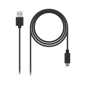 Cavo USB A con USB C NANOCABLE 10.01.210 Nero di NANOCABLE, Cavi USB - Rif: S0224381, Prezzo: 4,88 €, Sconto: %