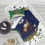 Lenzuolo con angoli HappyFriday XMAS Azzurro Multicolore 70 x 140 x 14 cm di HappyFriday, Lenzuola e federe per cuscino - Rif...