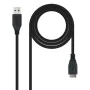 Cabo USB 3.0 A para Micro USB B NANOCABLE 10.01.110-BK de NANOCABLE, Cabos USB - Ref: S0225233, Preço: 4,24 €, Desconto: %