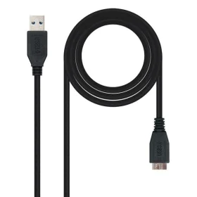 Cable USB 3.0 A a Micro USB B NANOCABLE 10.01.110-BK de NANOCABLE, Cables USB - Ref: S0225233, Precio: 4,24 €, Descuento: %